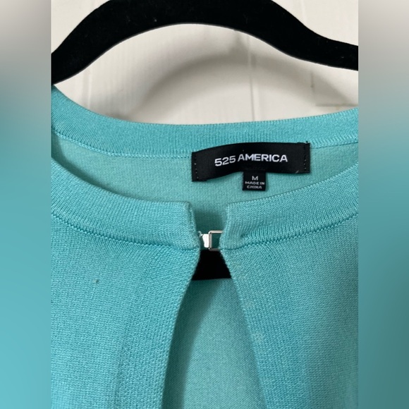 525 American teal Cardigan - Picture 2 of 7